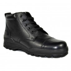 New TSF Flexible & Comfort Police Boots With Zip  (Black)