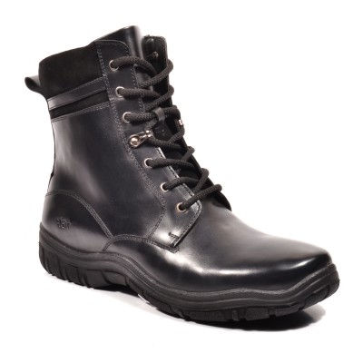  Genuine Leather, Durability Army Boot (BLK)
