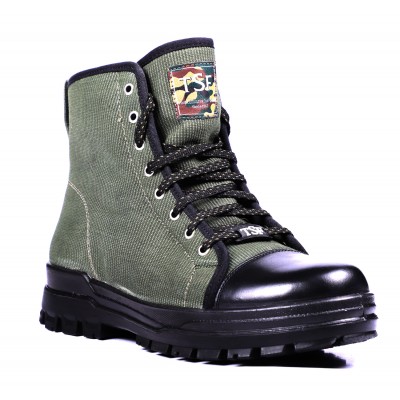 TSF Canvas Army Boot (Green)