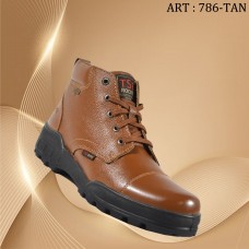  TSF Police Boots With Zip(Tan)