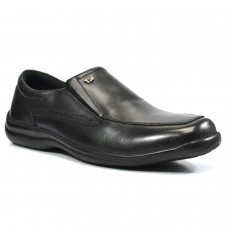 TSF Real Leather Formal Office Shoes For Men's (BLK)