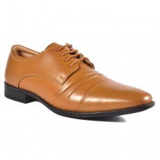 TSF Gilbert-06-Tan Genuine Leather Formal Shoes For Men's 