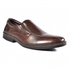 TSF Kim-04-Brown Genuine Leather Casual Shoes For Men's