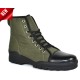 TSF Men's Leather Combat Boots (Green)