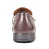 TSF Men's Leather Shoes Classic Fashion Shoes with Soft Insole Causal Dress Shoes for Men Comfortable & Durable Light Weight Walking Shoes (BROWN)